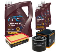 DENCKERMANN Controllo Set 8L MANNOL Ceramic 5W-40 Per Volvo C70 I Cabriolet