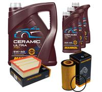 DENCKERMANN Controllo Set 8L MANNOL Ceramic 5W-40 Per Volvo V70 II 2.4 D5