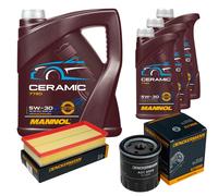 Denckermann Controllo Set 8L mannol Ceramica 5W-30 per Peugeot 508 Sw Io