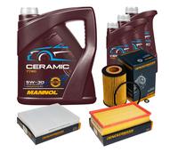 Denckermann Controllo Set 8L mannol Ceramica 5W-30 per VW Multivan VI 2.0 Tdi