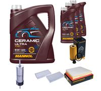Denckermann Controllo Set 8L mannol Ceramica 5W-40 per di Mini