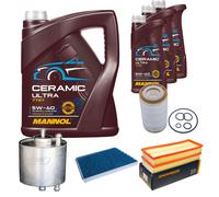 Denckermann Controllo Set 8L mannol Ceramica 5W-40 per Mercedes Benz Classe C