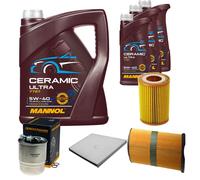 DENCKERMANN Controllo set 8L MANNOL Ceramica 5W-40 per Mercedes-Benz