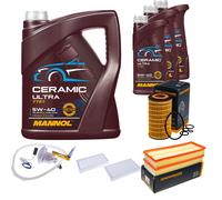 Denckermann Controllo Set 8L mannol Ceramica 5W-40 per MERCEDES-BENZ CLASSE-M
