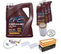 Denckermann Controllo Set 8L mannol Ceramica 5W-40 per Mercedes-Benz Classe M