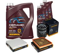 Denckermann Controllo Set 8L mannol Ceramica 5W-40 per Opel Insignia