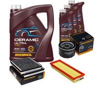 Denckermann Controllo Set 8L mannol Ceramica 5W-40 per Renault Espace III 1.9
