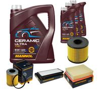 Denckermann Controllo Set 8L mannol Ceramica 5W-40 per Renault Espace IV 2.2
