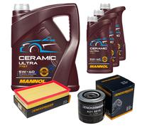 Denckermann Controllo Set 8L mannol Ceramica 5W-40 per Volvo V70 I 2.5