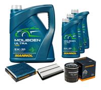 Denckermann Controllo Set 8L mannol Molibden Ultra 5W-30 per Mazda CX-7