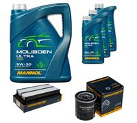 DENCKERMANN Controllo Set 8L MANNOL MOLIBDEN ULTRA 5W-30 Per Toyota RAV 4 I