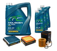 Denckermann Controllo Set 8L mannol Molibden Ultra 5W-30 per Toyota Rav 4 IV)