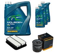 DENCKERMANN Controllo Set 8L MANNOL MOLIBDENO ULTRA 5W-30 Per Daewoo Rezzo
