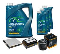 DENCKERMANN Controllo Set 8L MANNOL MOLIBDENO ULTRA 5W-30 Per Hyundai Tucson