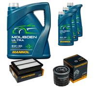 DENCKERMANN Controllo Set 8L MANNOL MOLIBDENO ULTRA 5W-30 Per KIA Ceed 1.6