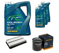 DENCKERMANN Controllo Set 8L MANNOL MOLIBDENO ULTRA 5W-30 Per Mazda CX-7 2.5