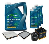 DENCKERMANN Controllo Set 8L MANNOL MOLIBDENO ULTRA 5W-30 Per Nissan
