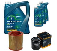 DENCKERMANN Controllo Set 8L MANNOL MOLIBDENO ULTRA 5W-30 Per Renault Espace