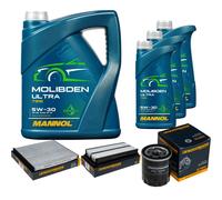 DENCKERMANN Controllo Set 8L MANNOL MOLIBDENO ULTRA 5W-30 Per Toyota RAV 4 I