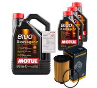 DENCKERMANN Controllo Set 8L MOTUL 8100 X-CESS 5W-40 Per Maserati