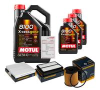 DENCKERMANN Controllo Set 8L MOTUL 8100 X-CESS 5W-40 Per Mitsubishi
