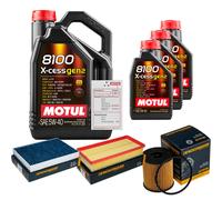 DENCKERMANN Controllo Set 8L MOTUL 8100 X-CESS 5W-40 Per Peugeot 508 SW I