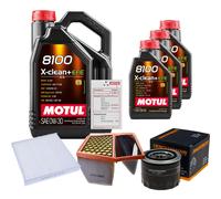 DENCKERMANN Controllo Set 8L MOTUL 8100 X-CLEAN 0W-30 Per Iveco Daily VI