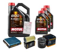 DENCKERMANN Controllo Set 8L MOTUL 8100 X-CLEAN EFE 5W-30 Per Toyota Hiace IV