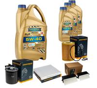 DENCKERMANN Controllo Set 8L RAVENOL 5W-40 Olio per Mercedes-Benz G-Klasse W463