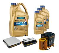 DENCKERMANN Controllo Set 8L RAVENOL FDS 5W-30 per Mazda 6 Kombi 2.5