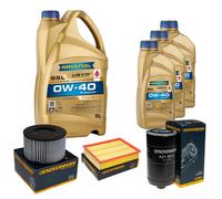 DENCKERMANN Controllo Set 8L RAVENOL SSL 0W-40 per VW Transporter IV Bus 2.5
