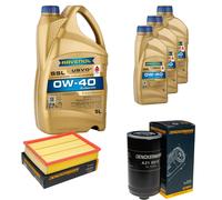 DENCKERMANN Controllo Set 8L RAVENOL SSL 0W-40 per VW Transporter IV Bus 2.5