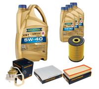 DENCKERMANN Controllo Set 8L RAVENOL Turbo VST 5W-40 per VW Touareg 3.2 V6