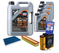 DENCKERMANN Controllo set 9 L Liqui Moly Top Tec 4210 0W-30 per Mercedes-Benz