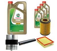 DENCKERMANN Controllo Set 9L CASTROL EDGE 5W-30 C3 Per BMW 3 Serie 320I 323I