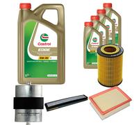 DENCKERMANN Controllo Set 9L CASTROL EDGE 5W-30 C3 Per BMW 3 Serie 320I 323I