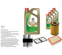 Denckermann Controllo Set 9L castrol edge 5W-30 C3 per BMW 3er Compatto
