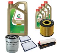 DENCKERMANN Controllo Set 9L CASTROL EDGE 5W-30 C3 Per BMW 5er Touring 530d