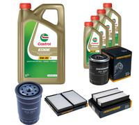 DENCKERMANN Controllo Set 9L CASTROL EDGE 5W-30 C3 Per Hyundai H-1 Travel