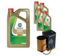 DENCKERMANN Controllo Set 9L CASTROL EDGE 5W-30 C3 Per Jeep Grand Cherokee