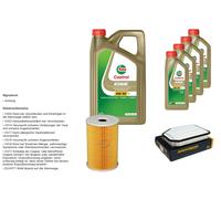 Denckermann Controllo Set 9L castrol edge 5W-30 C3 per Jeep Wrangler III.