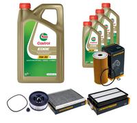 DENCKERMANN Controllo Set 9L CASTROL EDGE 5W-30 C3 Per KIA Sorento III 2.2