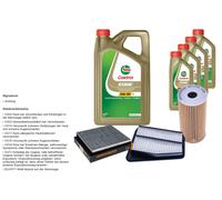 Denckermann Controllo Set 9L castrol edge 5W-30 C3 per Kia Stinger 3.3