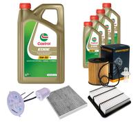 DENCKERMANN Controllo Set 9L CASTROL EDGE 5W-30 C3 Per Lexus IS II 250
