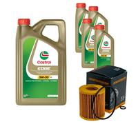 DENCKERMANN Controllo Set 9L CASTROL EDGE 5W-30 C3 Per Mazda 6 Kombi 2.5 MZR