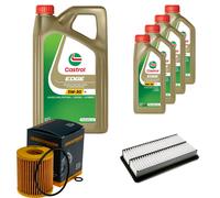 DENCKERMANN Controllo Set 9L CASTROL EDGE 5W-30 C3 Per Mazda CX-7 2.3 MZR