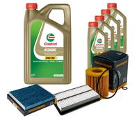 DENCKERMANN Controllo Set 9L CASTROL EDGE 5W-30 C3 Per Mazda CX-7 2.3 MZR