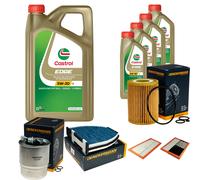 DENCKERMANN Controllo Set 9L CASTROL EDGE 5W-30 C3 Per Mercedes-Benz