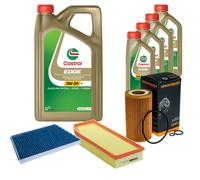 DENCKERMANN Controllo Set 9L CASTROL EDGE 5W-30 C3 Per Mercedes-Benz