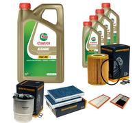 DENCKERMANN Controllo Set 9L CASTROL EDGE 5W-30 C3 Per Mercedes-Benz